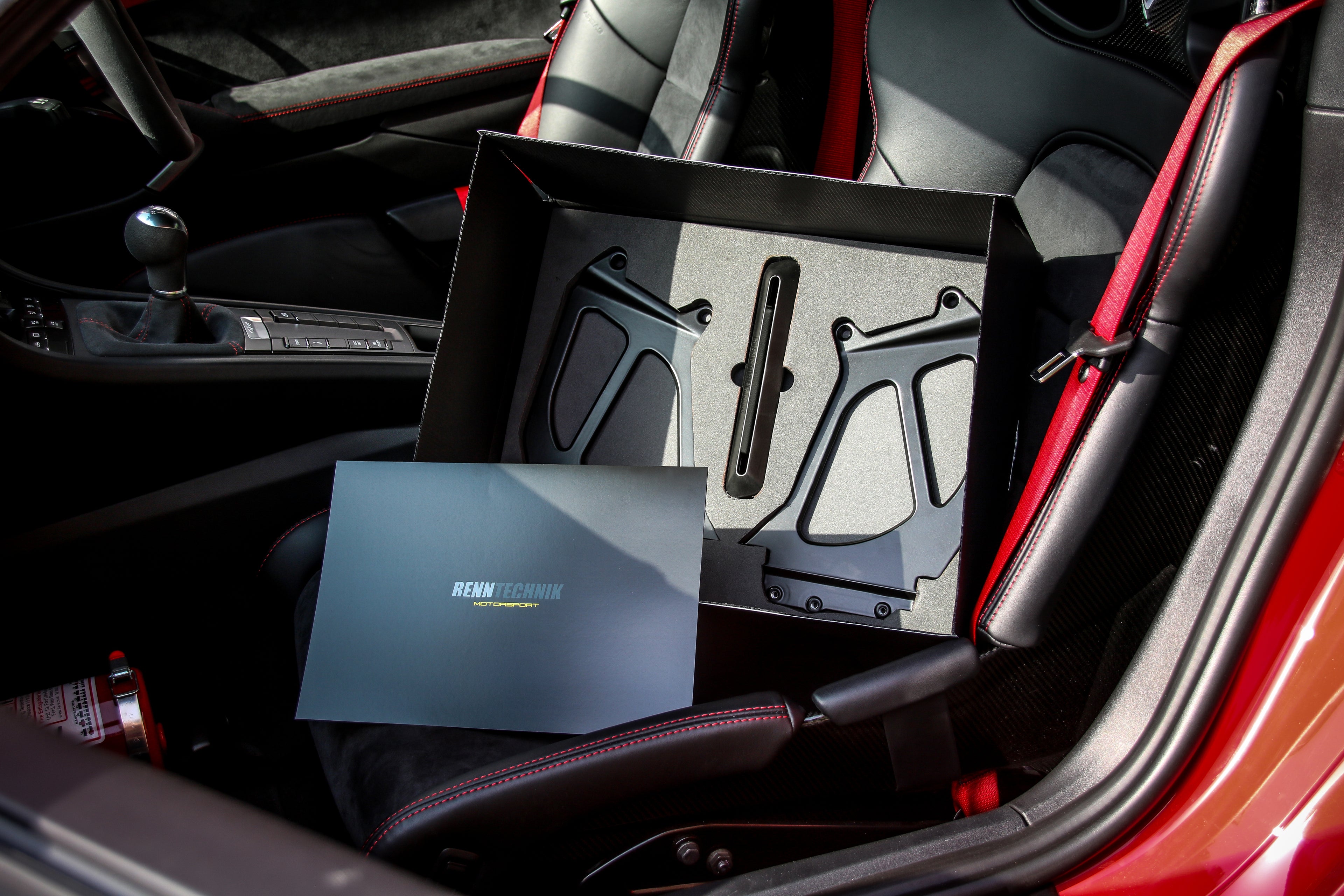 Renntechnik Motorsport Cayman GT4 Extended Wing Risers image 8