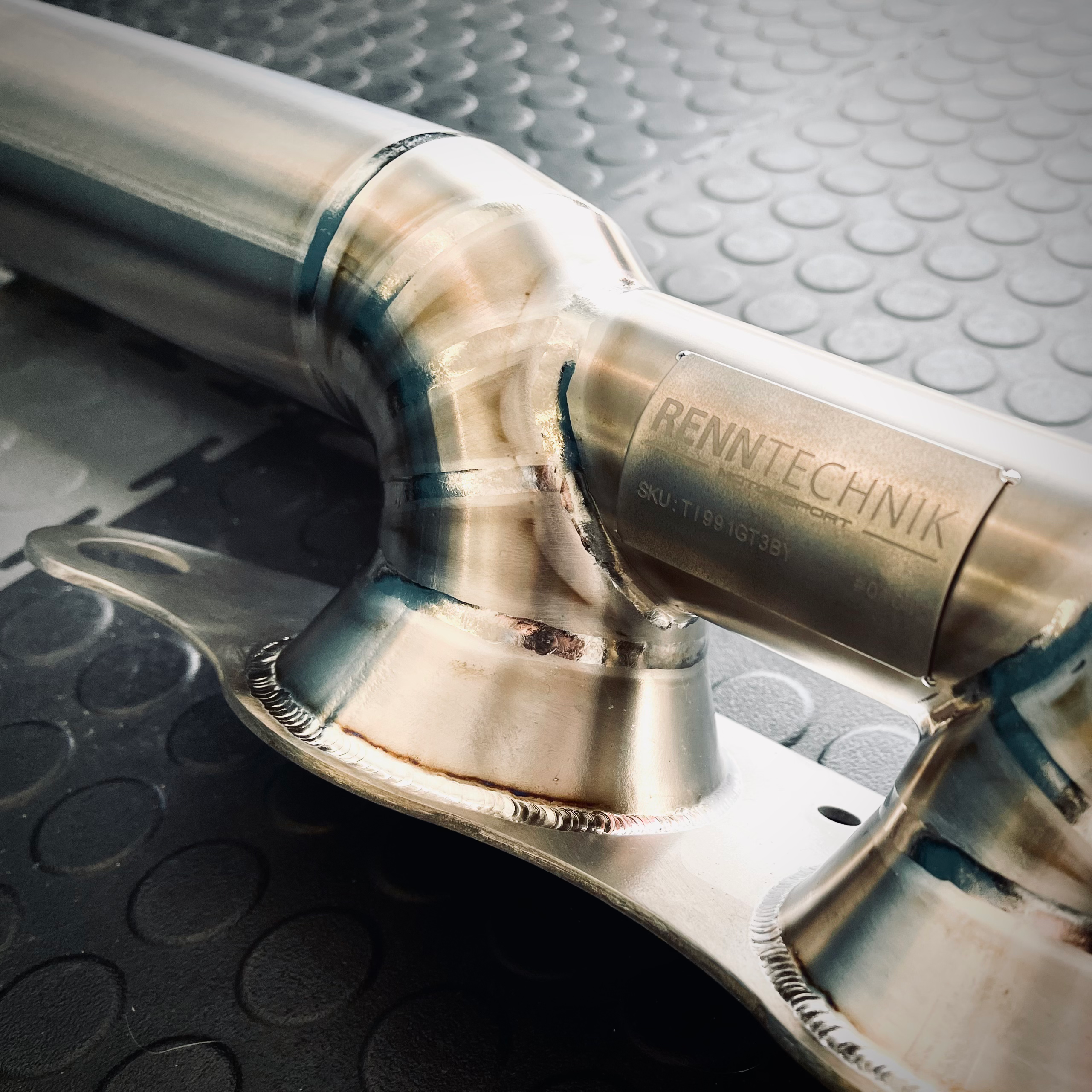 Renntechnik Motorsport 911 GT3 Titanium Centre Bypass Exhaust image 2